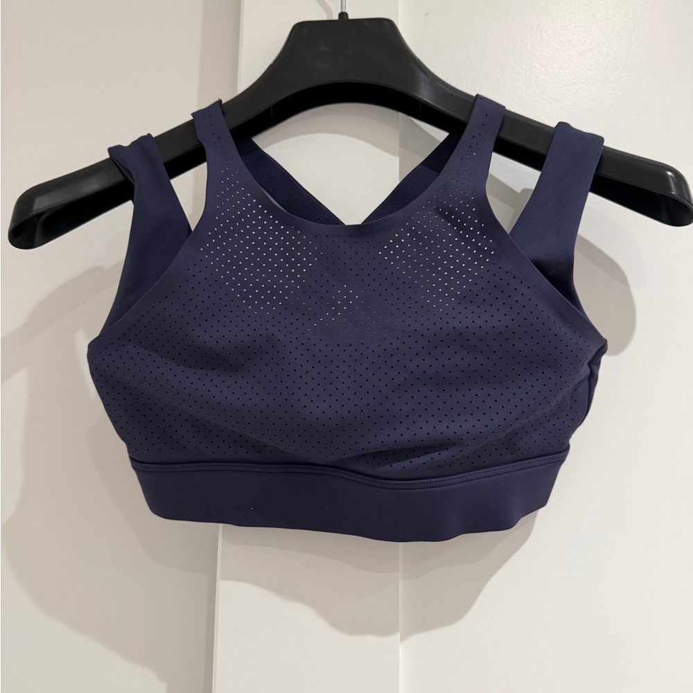 Lilybod Women's luxury Navy Sports Bra- size XS